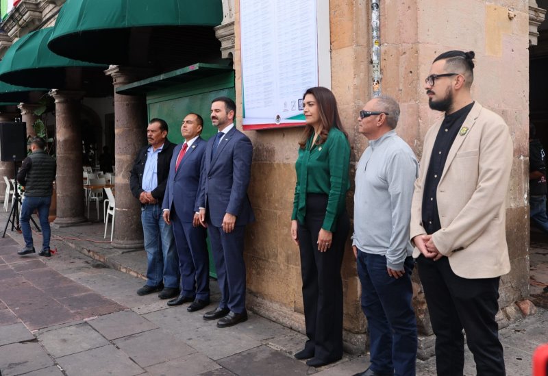 Ayuntamiento de Morelia devela programa de actividades de Fiestas Patrias