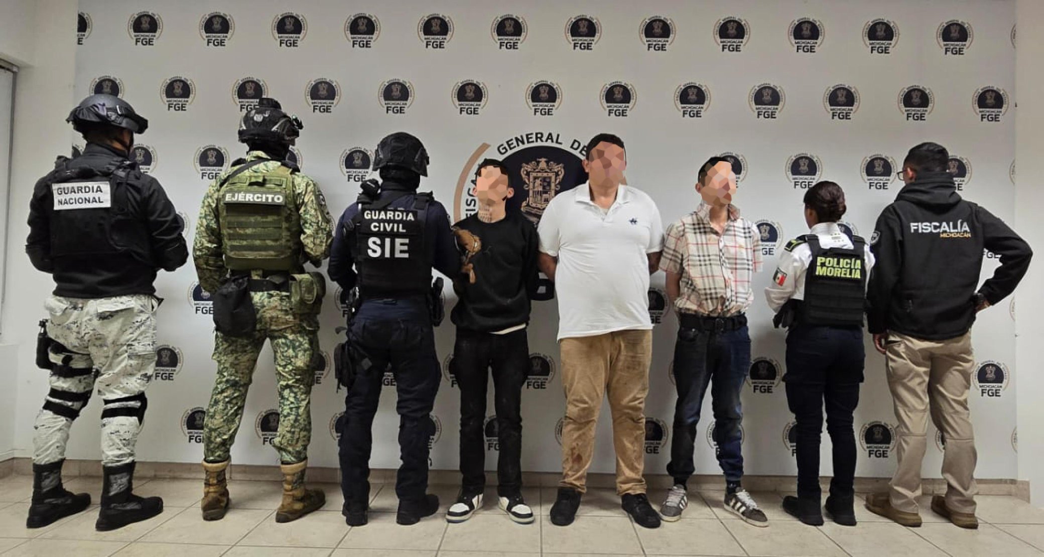 Tres detenidos tras operativo en colonia Torreón Nuevo de Morelia: SSP