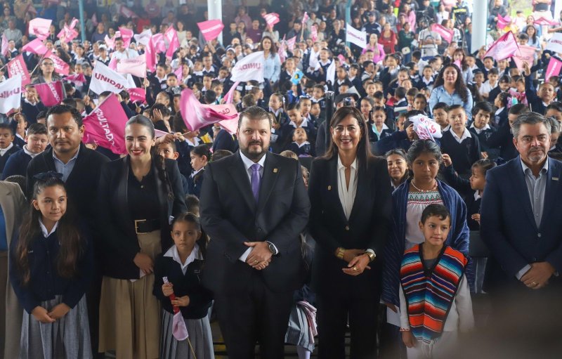 Arranca en Michoacán el ciclo escolar 2025-2026 con un compromiso de paz: Gabriela Molina