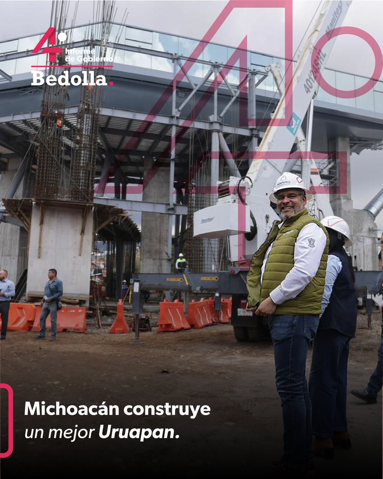 Presentará Bedolla informe regional en Uruapan; destacará inversión por 6 mil mdp