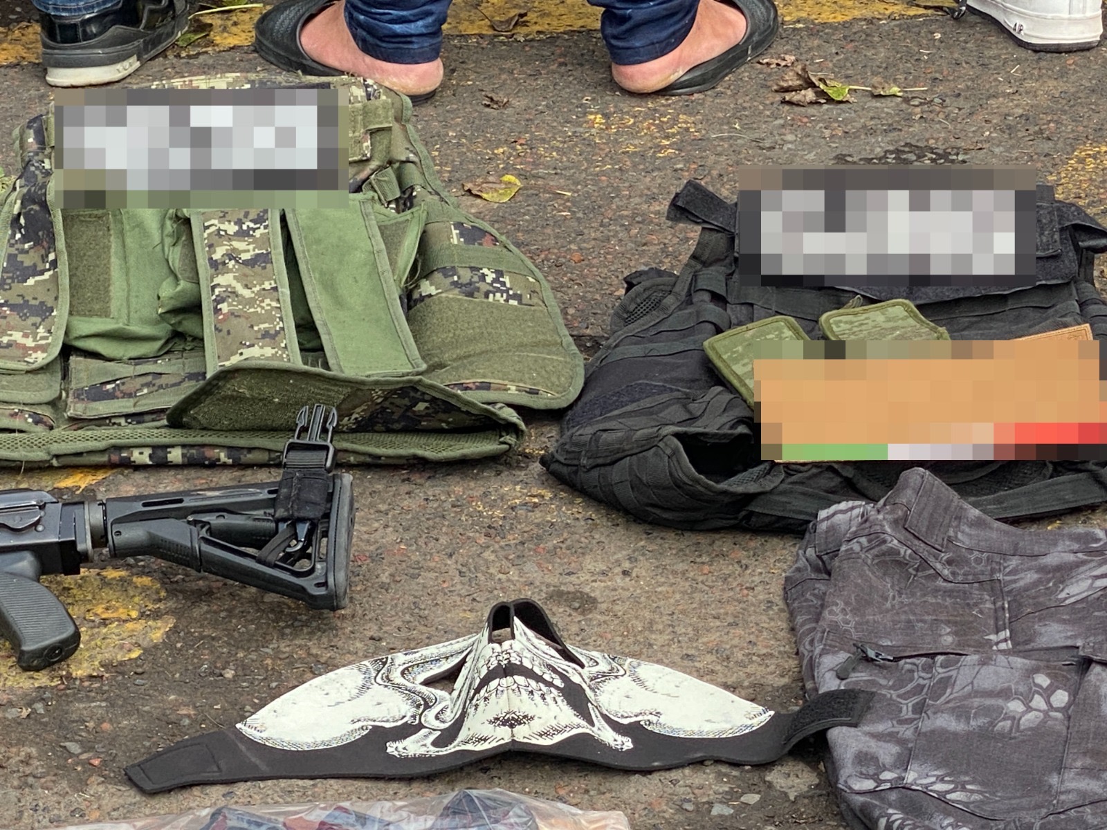 Tras enfrentamiento FGE, Defensa y GN, detienen a seis presuntos integrantes del CJNG, en Zamora