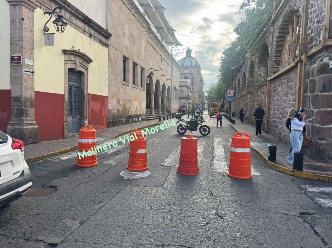 Desde este martes cerrarán la calle Santiago Tapia entre Valentín Gómez Farías y Guillermo Prieto del Centro Histórico por el arranque del Festival Internacional de Cine de Morelia