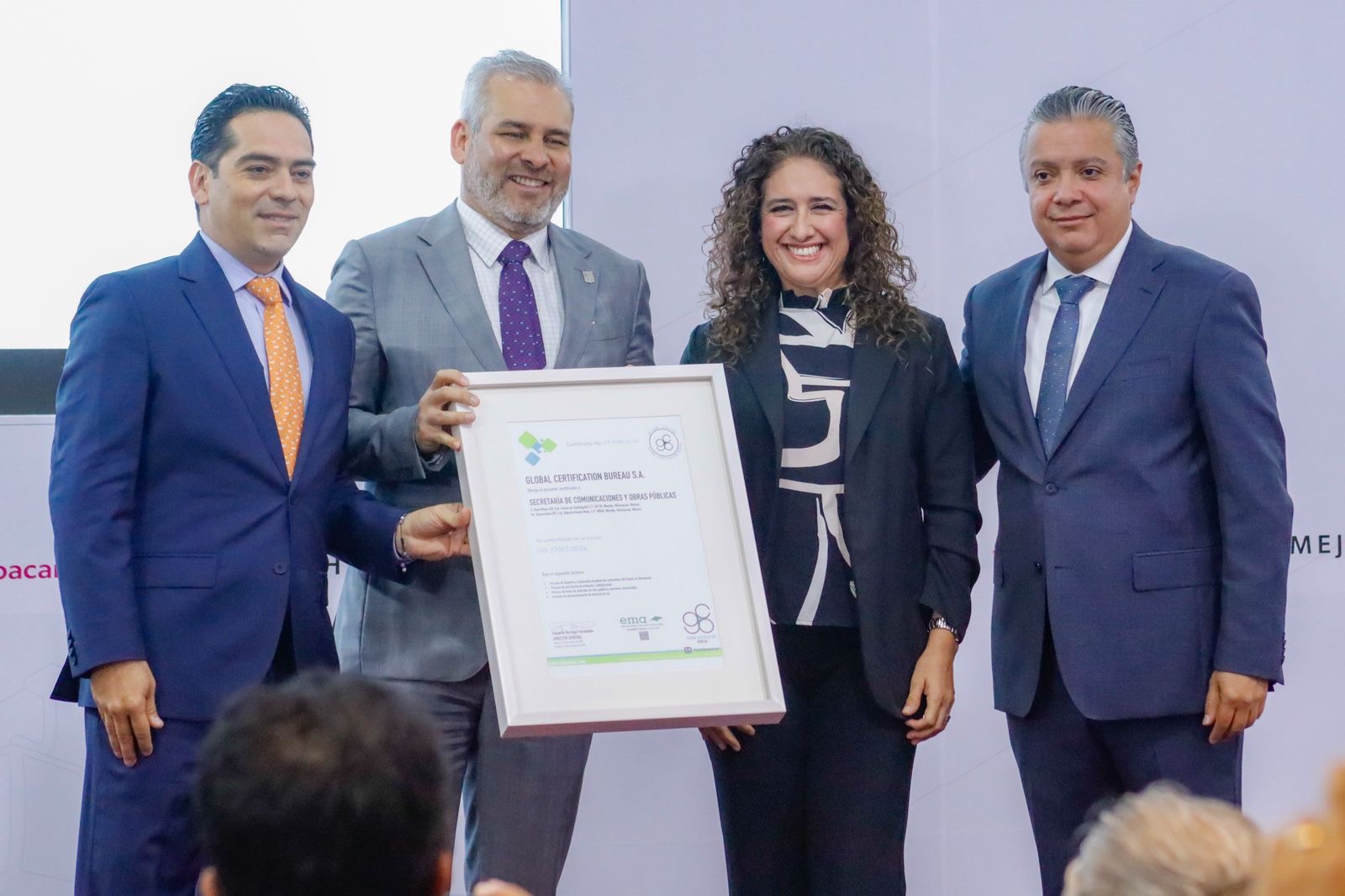 SCOP obtiene certificación para garantizar integridad y transparencia en contrataciones