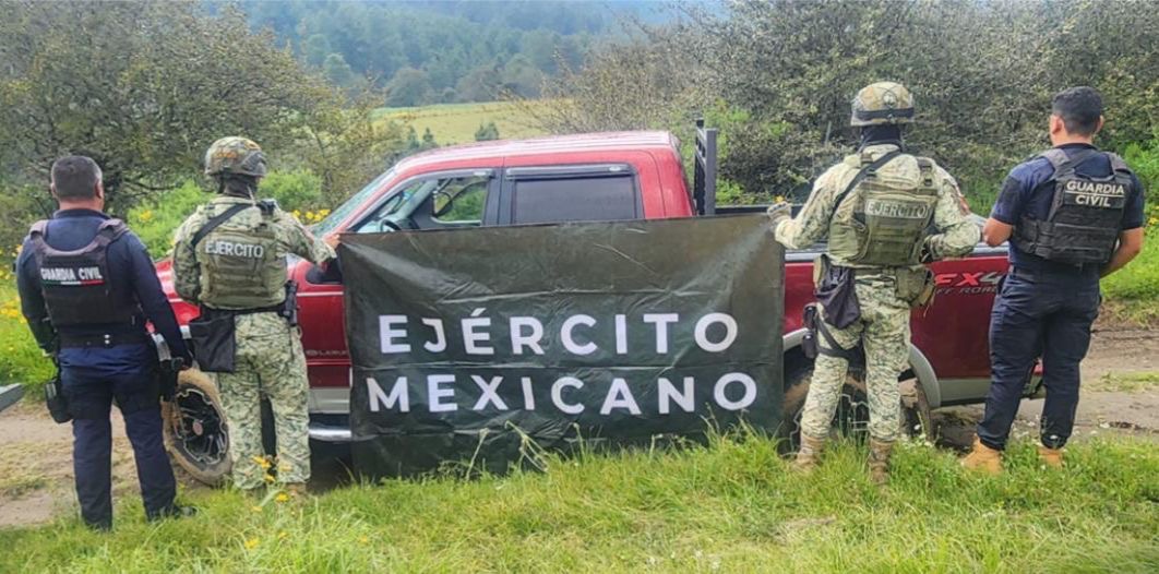 SSP y Defensa recuperan 4 vehículos robados, en Zinapécuaro