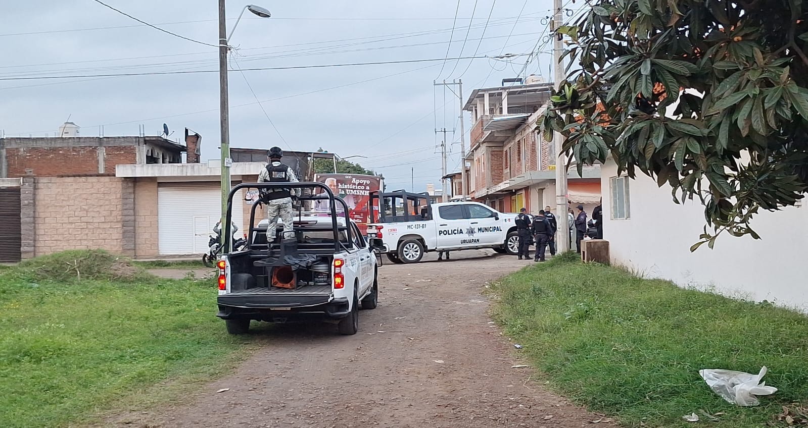 Panadero es ejecutado a tiros en la colonia Zapatista, al oriente de Uruapan 