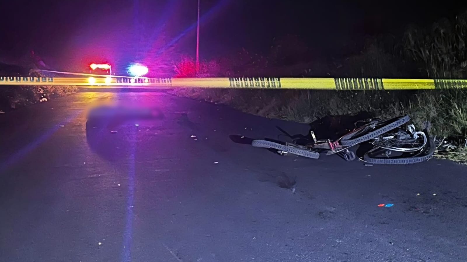 Ciclista muere tras aparatoso accidente, en Briseñas