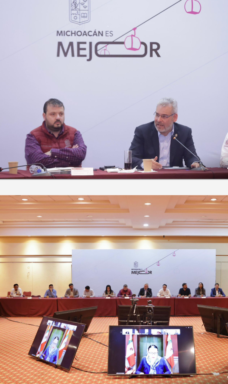 Bedolla y Rosa Icela encabezan primeras reuniones del Plan Michoacán con alcaldes
