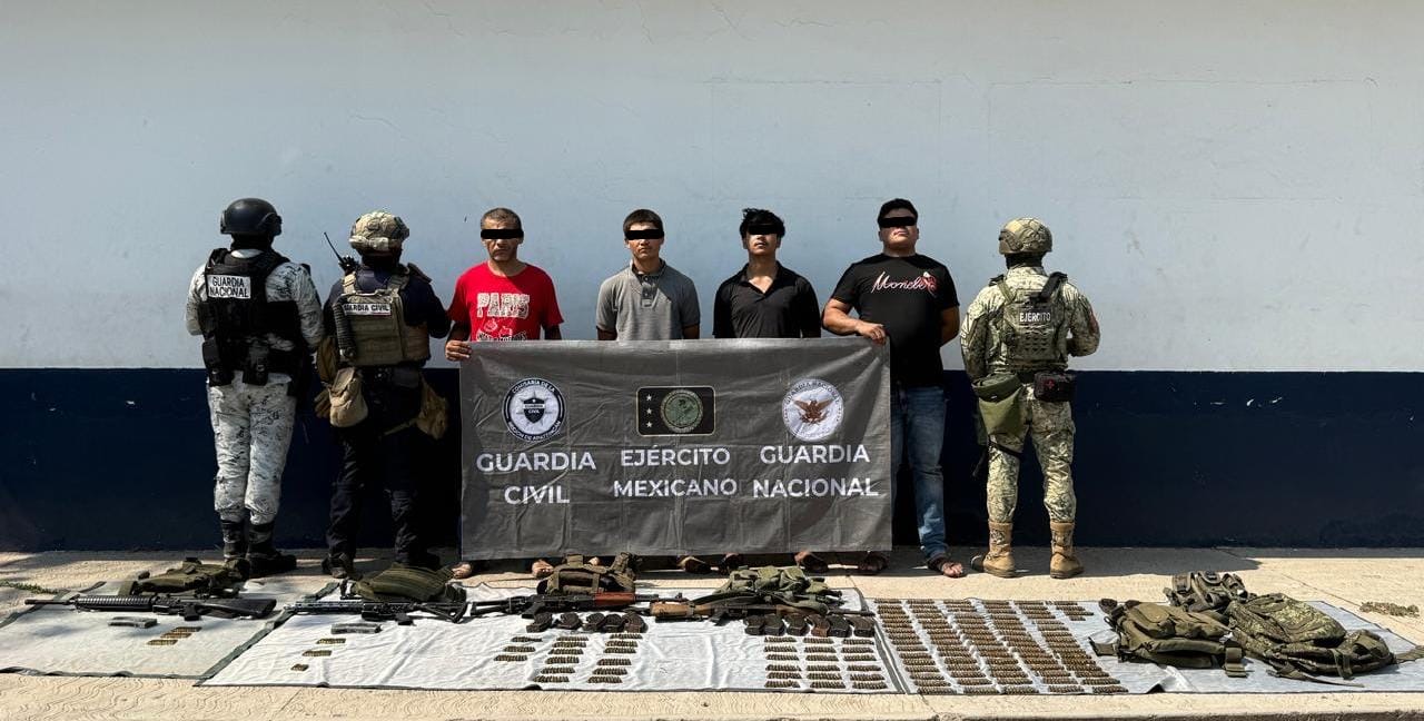 Capturan a 5 presuntos integrantes del CJNG, en Buenavista