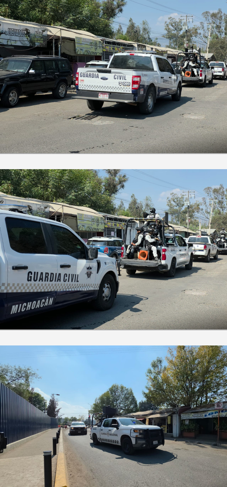 FGE arr3sta a 7 miembros de la seguridad de Carlos Manzo por su presunta participación en el h0micidio