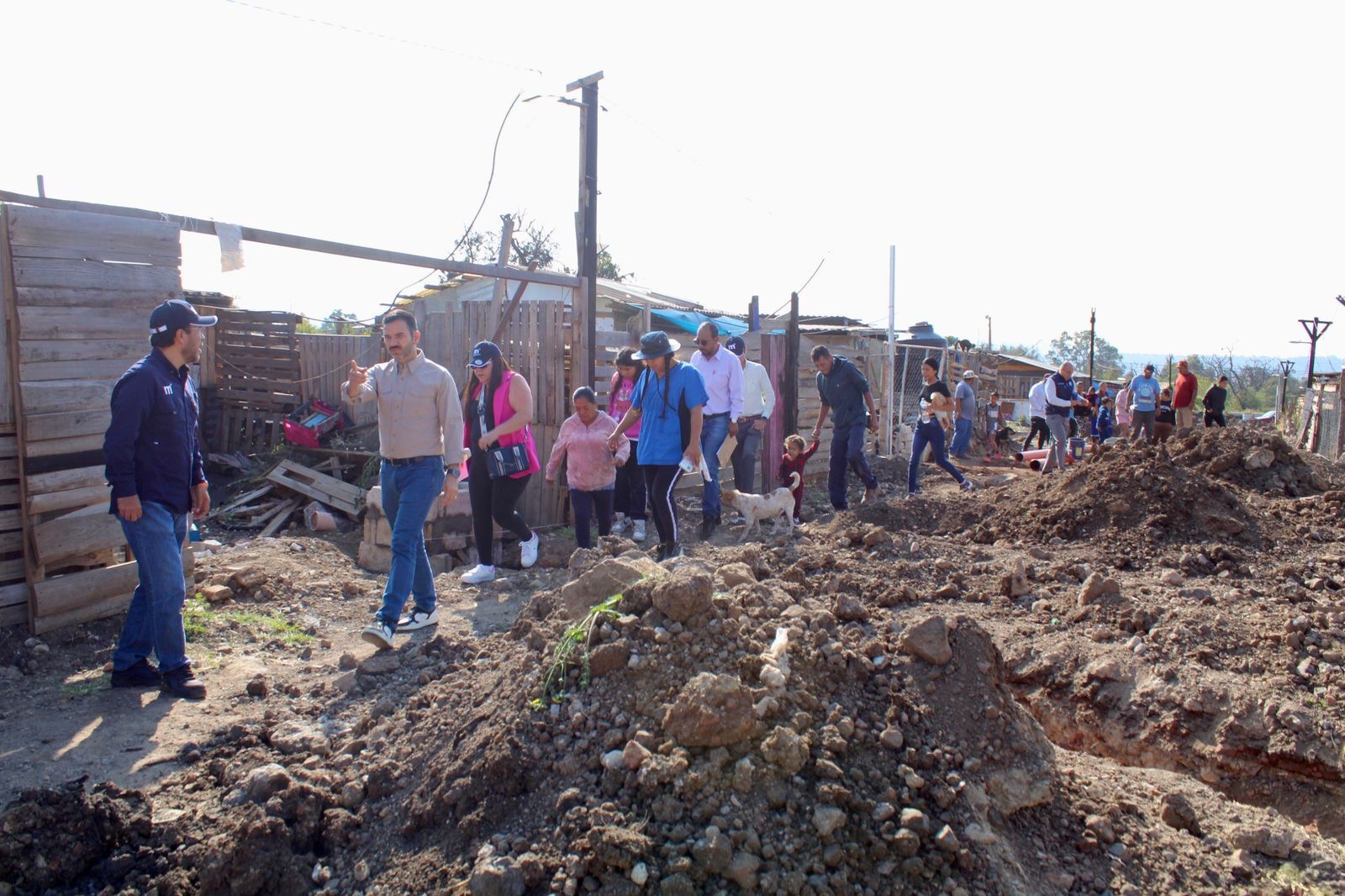 Supervisa Yankel Benítez obra hídrica en colonia Benito Juárez