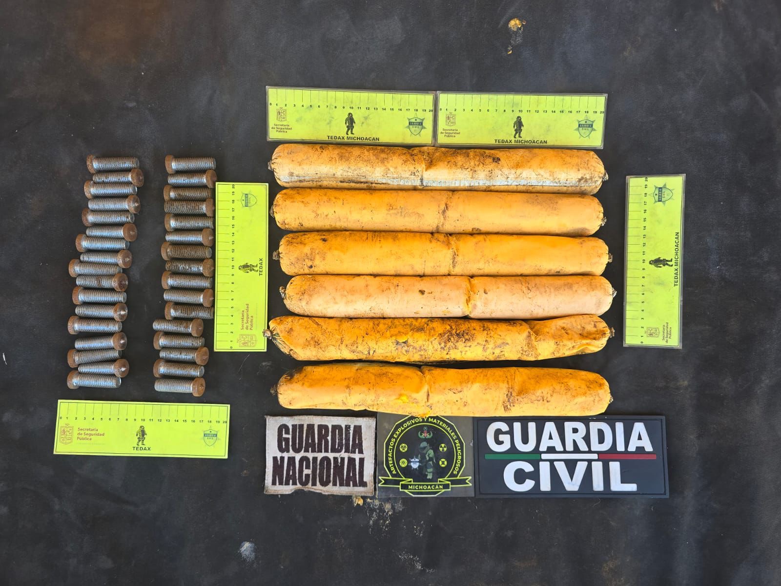 Aseguradas 32 granadas y 2 artefactos explosivos en Nahuatzen: SSP